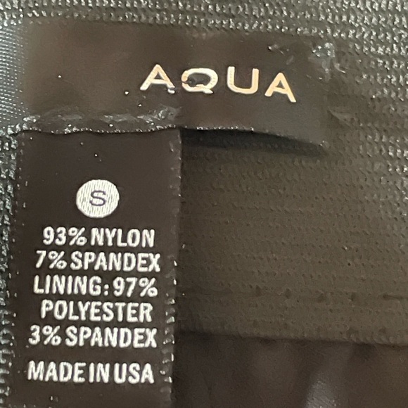 Aqua sequin mini skirt - Picture 3 of 4